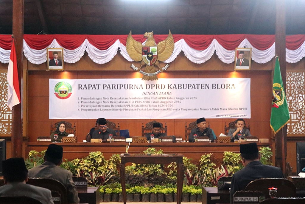 Empat Acara Penting Diselenggarakan DPRD Blora Dalam Rapat Paripurna